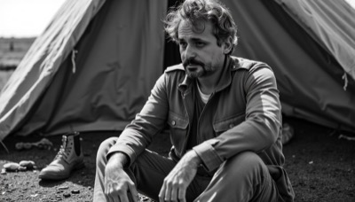 AI-generated film still from Me-Me exploring identity and unlived destinies in Milan